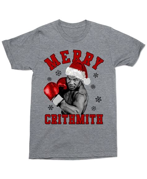 Mike Tyson T-Shirts - Mens T-Shirt Large Merry Crithmith Graphic ...