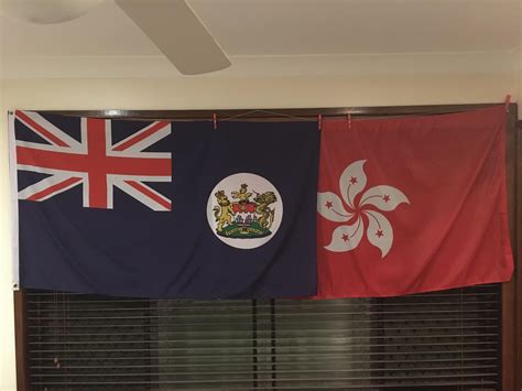 My latest additions. Flags of British Hong Kong (1959-1997) and the current Hong Kong Flag (1997 ...