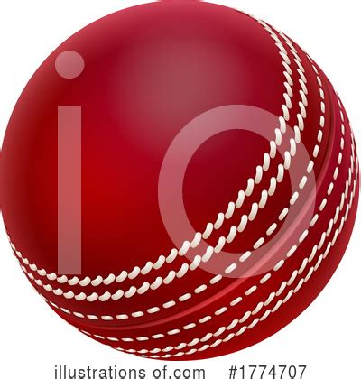 Cricket Ball Clipart #1774707 - Illustration by AtStockIllustration