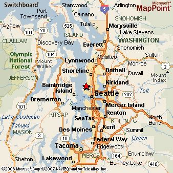 Ballard, Washington Area Map & More