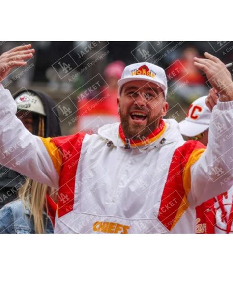 Kansas City Chiefs Travis Kelce Super Bowl Parade Jacket | LA Jacket