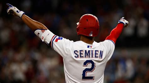 Rangers' Marcus Semien extends hit streak to 25 games in win over ...