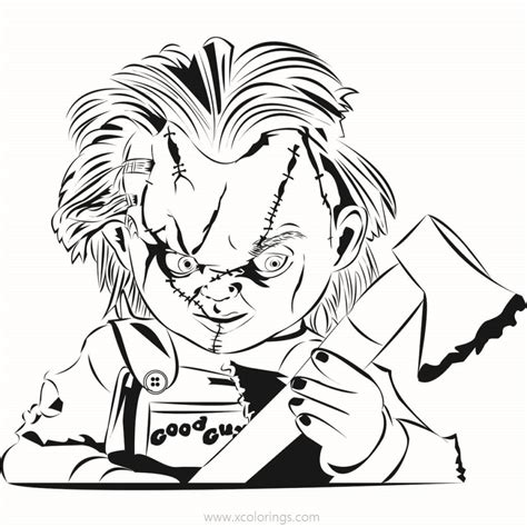 Chucky Coloring Pages Printable - XColorings.com