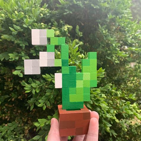 Minecraft Lily of the Valley in Flower Pot - Etsy