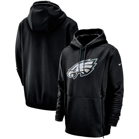 Men's Nike Black Philadelphia Eagles Sideline Performance Player ...