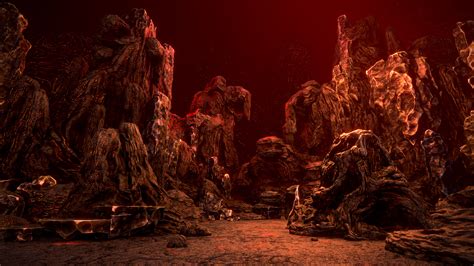 ArtStation - Hell landscape