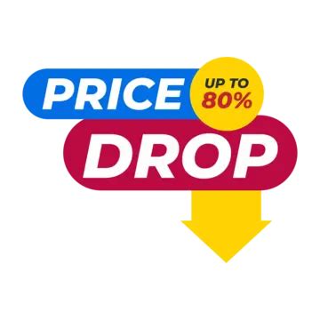 Price Drop White Transparent, Price Drop Free Png, Price Drop, Price, Sale PNG Image For Free ...