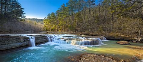 06/18/14 Featured Arkansas Photography–Early springtime sunset at Haw Creek Falls @ Photos Of ...