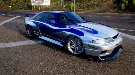 SUPER!! Nissan Skyline GTR R33 Tokyo Drift Cameo - Forza Horizon 5 ...