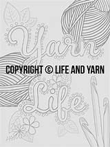 Color Now Crochet Later Coloring Book  Life And Yarn sketch template