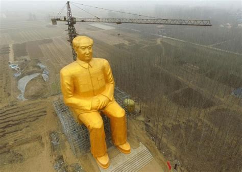 Admiradores de Mao erigen en su honor una estatua gigante en China ...