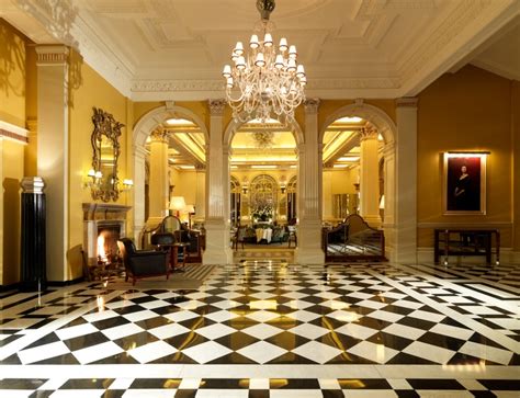 Claridge's Front Hall | London luxury hotels, Art deco hotel, Art deco ...