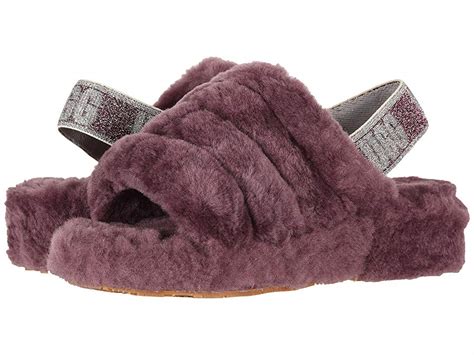 UGG Fluff Yeah Slide (Port) Women’s Slippers - Slippers.com - Shop Comfy