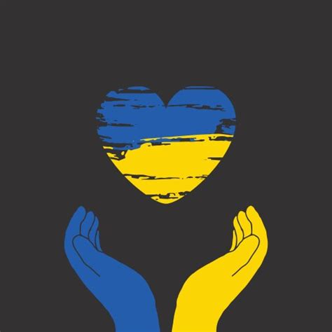 Pray for ukraine concept of praying peace Vector Image