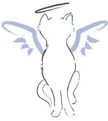 Image result for cat with angel wings drawing | Cat tattoo designs, Cat tattoo, Cat drawing