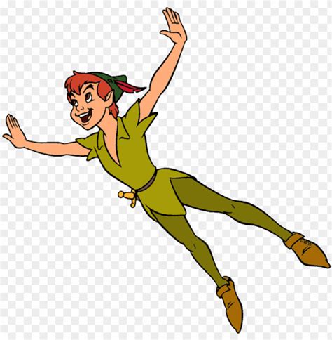 cartoon flying peter pan - Clip Art Library