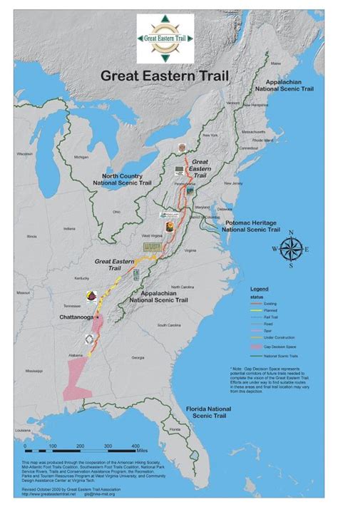 Maps & Trail Descriptions | Great Eastern Trail