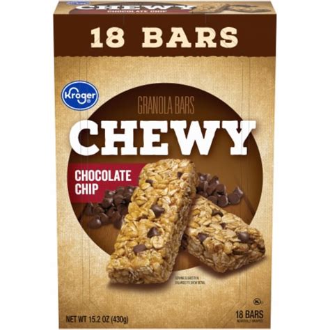 Kroger® Chocolate Chip Chewy Granola Bars, 18 ct - Smith’s Food and Drug