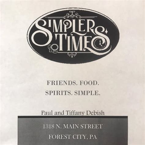 Simpler Times | Forest City PA