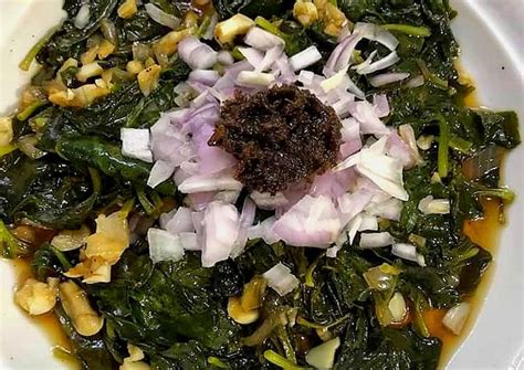 Steamed Alugbati / Spinach Recipe by bemski - Cookpad