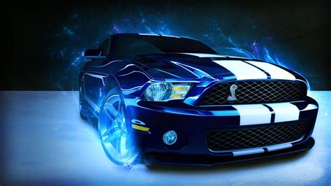 Blue Ford Mustang Wallpapers - Top Free Blue Ford Mustang Backgrounds - WallpaperAccess