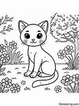 Newest Realistic Cat Coloring Pages Free Printable sketch template