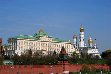 Grand Kremlin Palace And Churches Free Stock Photo - Public Domain Pictures