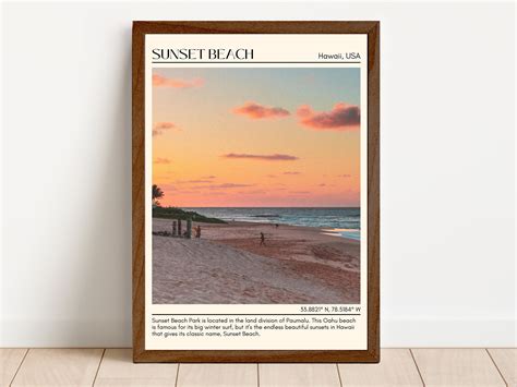 INSTANT DIGITAL DOWNLOAD, Sunset Beach Wall Canvas, Sunset Beach Framed ...