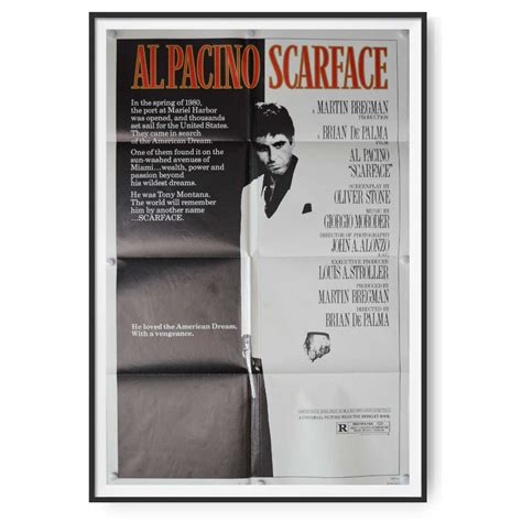 Scarface (1983) Original US One Sheet Poster - Cinema Poster Gallery