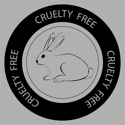 Cruelty free. Rabbit symbol with lettering Cruelty free around 3284821 ...