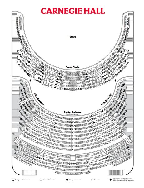 Carnegie Hall Seating Chart | Cabinets Matttroy