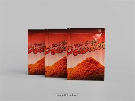 Premium PSD | Psd plastic packet mockup