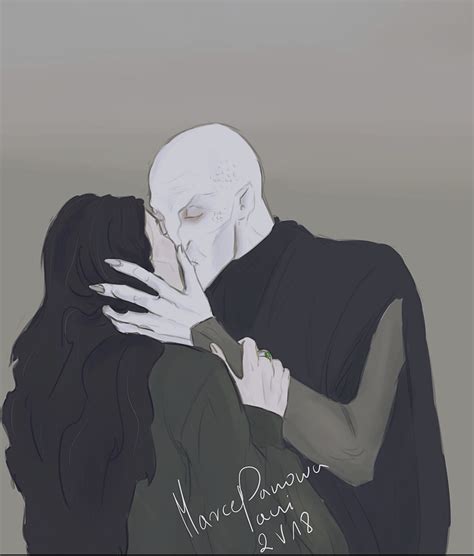 “Art-Bellamort” marzipan-lady-art | Harry potter fan art, Voldemort and bellatrix, Harry potter art