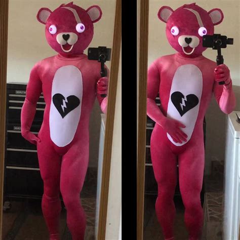 Cuddle Team leader cosplay Pink Bear | Video game costumes, Anime expo ...