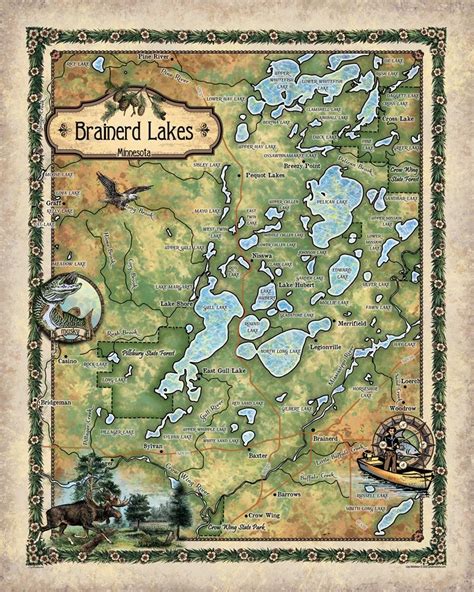 Discovery Map Series: Brainerd Lakes, Minnesota - Great River Arts