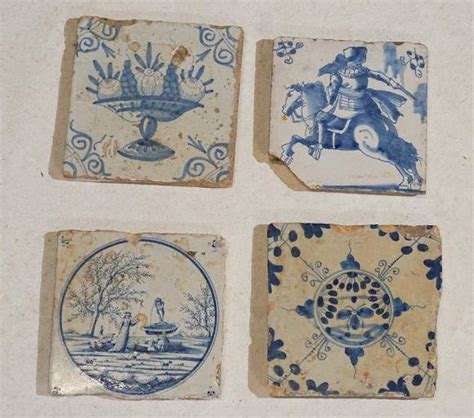 Antique Dutch Delft Pottery Decorated Tiles (#0263) on Nov 19, 2022 ...