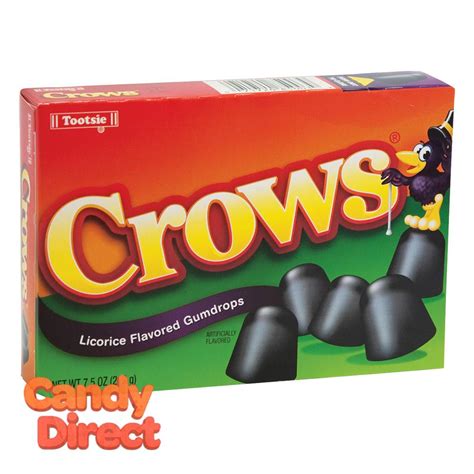 Licorice Crows Candy - Movie-Size 12ct – CandyDirect.com