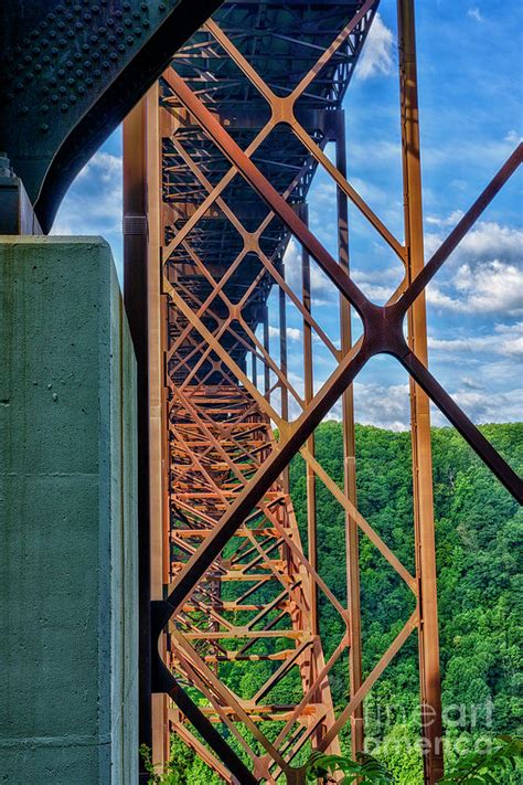 New River Gorge Bridge Buttress Photograph by Thomas R Fletcher | Fine ...