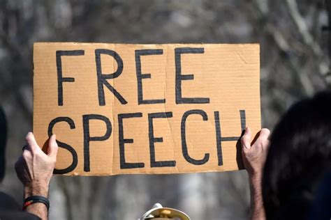 Speech on freedom of speech