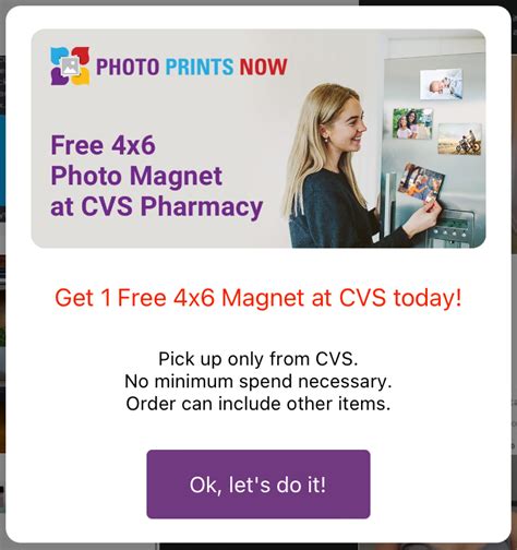 FREE 4x6 Photo Magnet at CVS | VonBeau