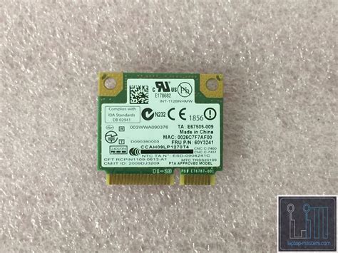 Intel Centrino Wireless-N 1000 112BNHMW Mini PCI-Express Wi-Fi Adapter | eBay