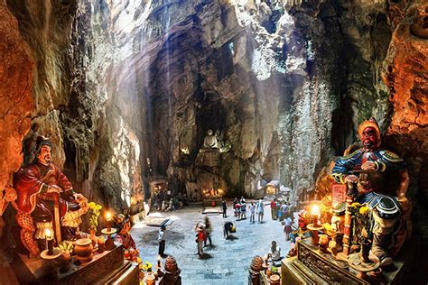 Ngu Hanh Son or marble mountains, Spiritual tourism destination in Da Nang