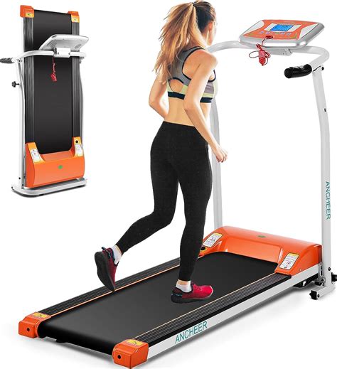 Amazon.com : Foldable Treadmill,ANCHEER Folding Treadmill for Home with LCD and Lube Port,Space ...