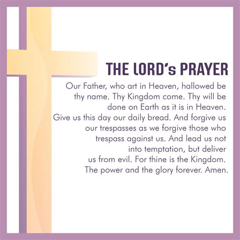 Printable The Lord's Prayer