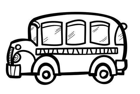 Coloring clipart bus, Coloring bus Transparent FREE for download on ...