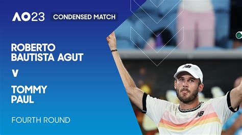 Roberto Bautista Agut v Tommy Paul Condensed Match | Australian Open ...