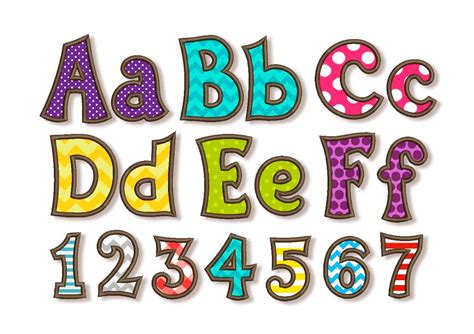 BX font included Kiddy Applique Alphabet Font Machine | Etsy | Fonts alphabet, Small letters ...