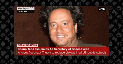 Did Trump Tap Giorgio A. Tsoukalos for Secretary of the Space Force?