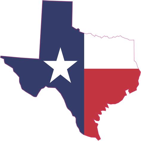 Texas Flag Template