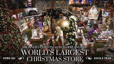 World's Largest Christmas Store | Bronner's Christmas Wonderland ...